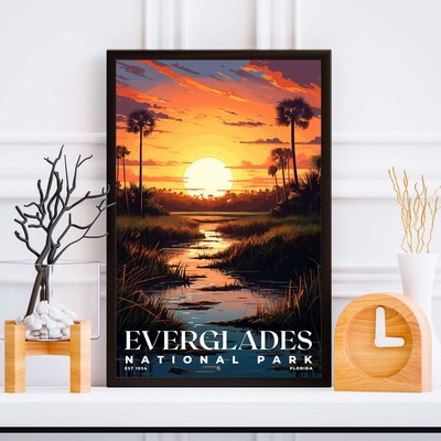 Everglades National Park Poster, Travel Art, Office Poster, Home Decor | S7 - image5